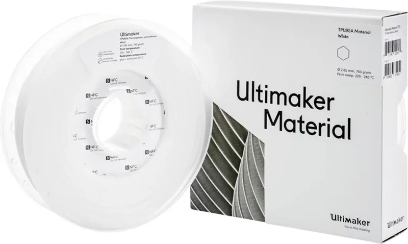 PMUM-1006-002 TPU95A Filament TPU 2.85 mm 700 g Weiß 1 St. von UltiMaker – Produktfoto