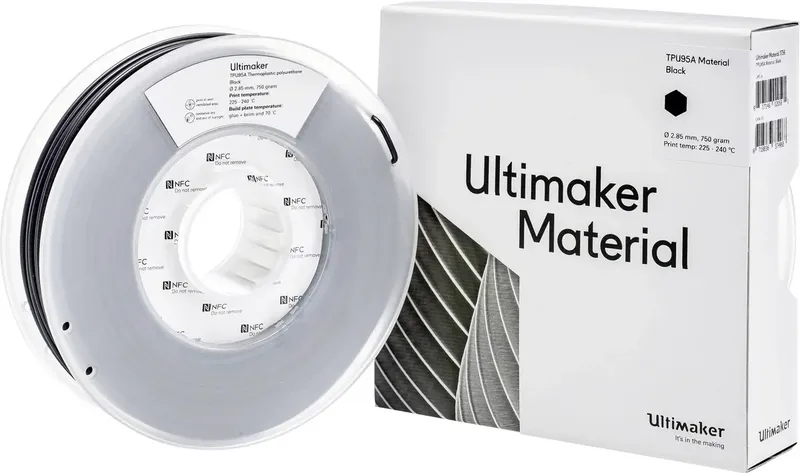 PMUM-1006-003 TPU95A Filament TPU 2.85 mm 700 g Schwarz 1 St. von UltiMaker – Produktfoto