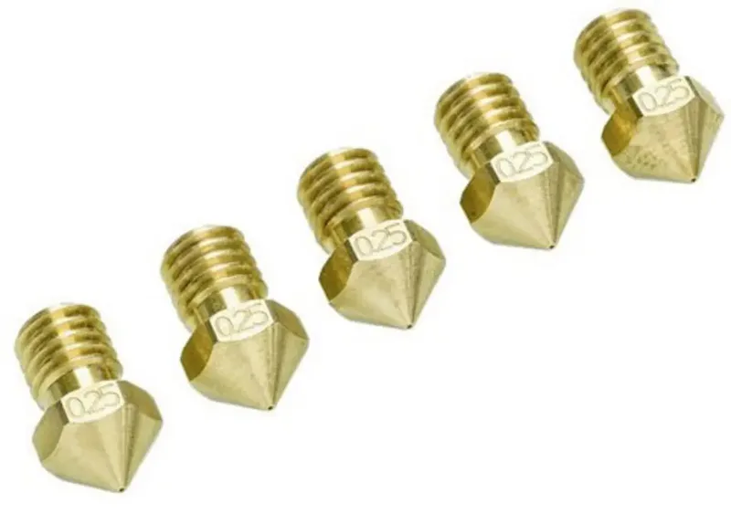 UltiMaker 2+ Nozzle Pack 0,25 mm Passend für (3D Drucker): UltiMaker 2+, UltiMaker 2 Extended+ UM2+ Nozzle Pack 5x0.25mm 9524 von UltiMaker – Produktfoto