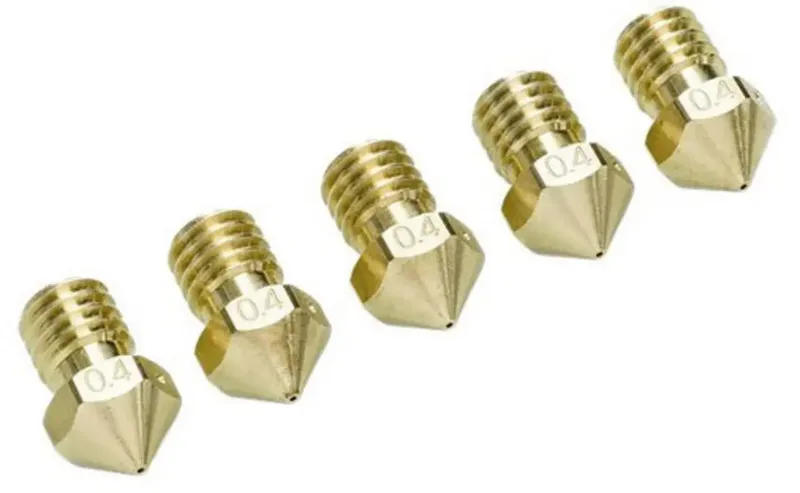 UltiMaker Nozzle Pack 0,4 mm Passend für (3D Drucker): UltiMaker 2+, UltiMaker 2 Extended+ UM2+ Nozzle Pack 5x0.40mm 9525 von UltiMaker – Produktfoto