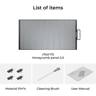 P2 Honeycomb Panel 2.0 Honingraatpaneel van xTool – productfoto 2 van 5