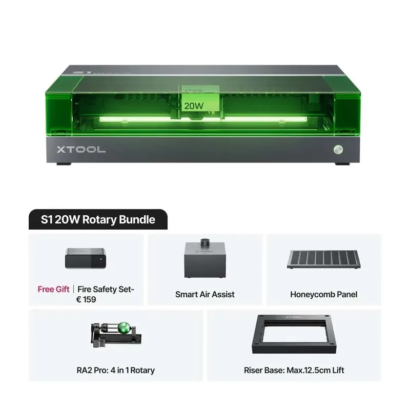 S1-20w Lasersnijder En Graveermachine von xTool – Produktfoto 2 von 2
