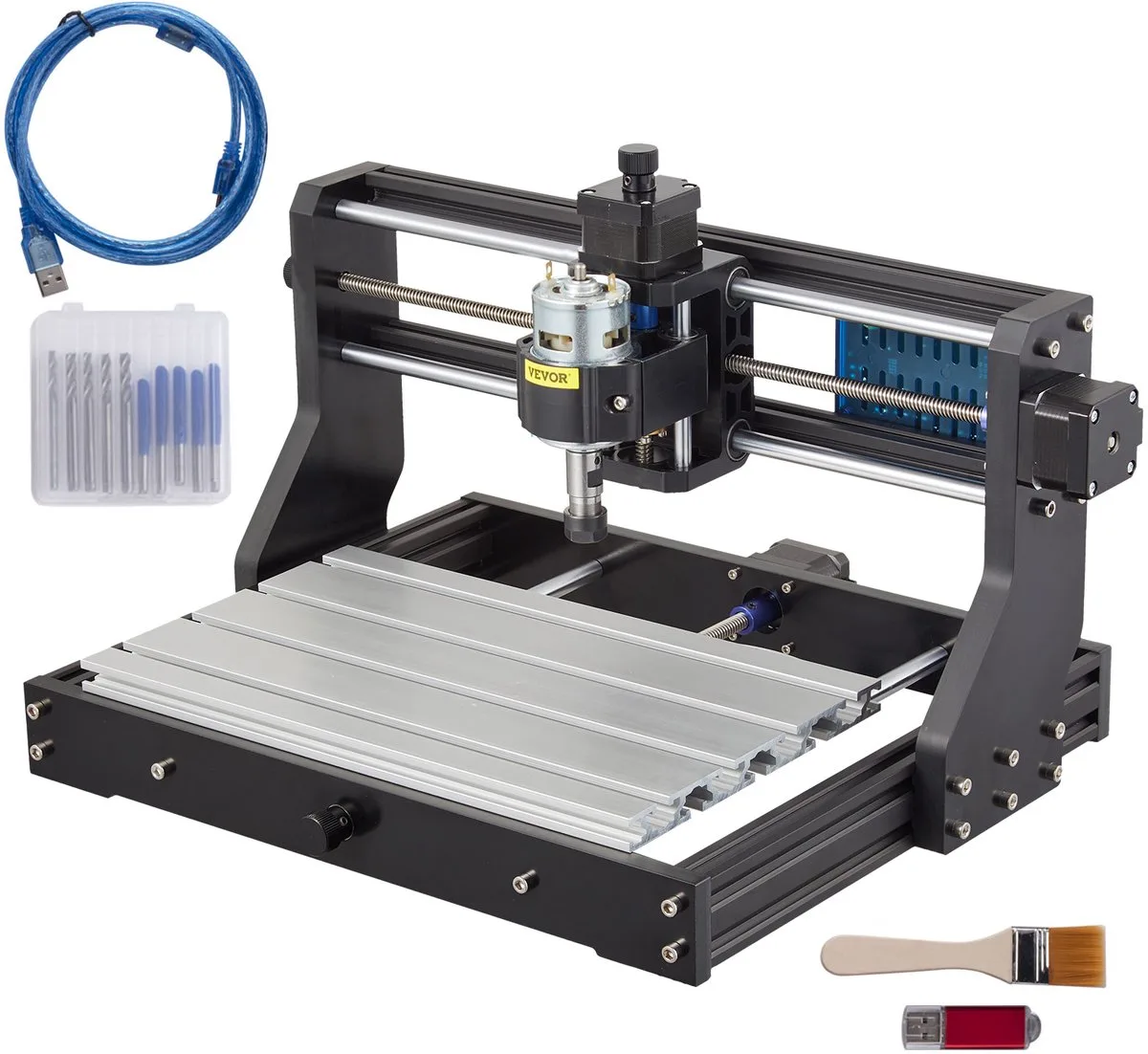 CNC 3018 Graveermachine Router Laser Graveermachine 300x180x45mm 10000 TPM van Vevor – productfoto